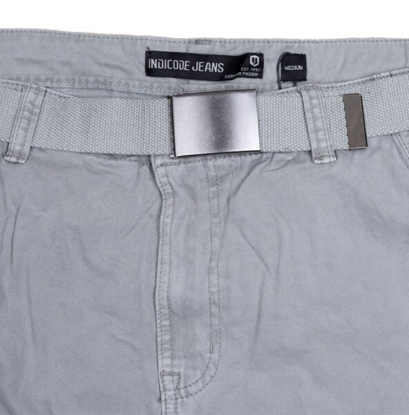 Indicode Herren Cargoshort Ocean Lt. Grey