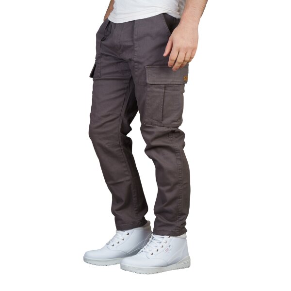 Hedgemoor Herren Cargohose Jimmy, Dk Grey