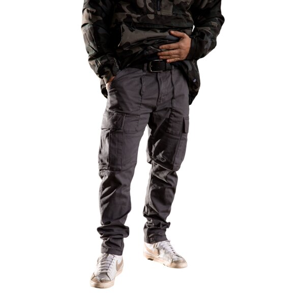 Hedgemoor Herren Cargohose Jimmy, Dk Grey