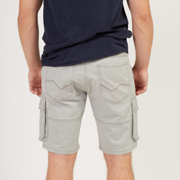Hedgemoor Montego Cargo Shorts, Lt Grey, M